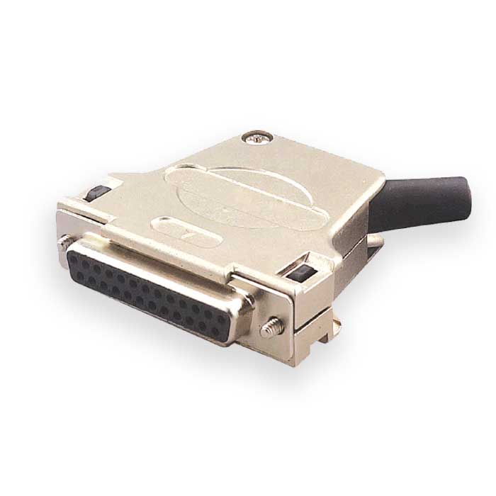 D-SUB 50 Pin connector、Female、Solder type、Shield、45° outlet、 FMK5-350-FS、911050