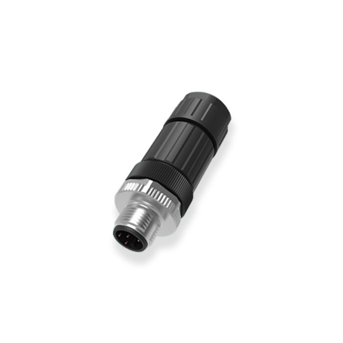 M12 4Pin、公头直型 转 两个自由端、直插式连接、Y型分线器、64FY21 