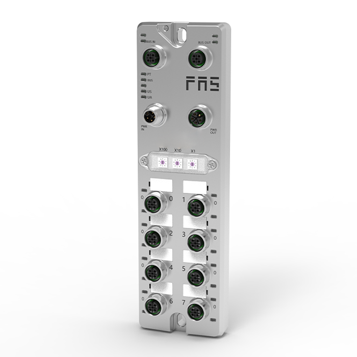 Support PROFIBUS-DP master、8 ports、IO-Link Master、M12 interface、4×IO-Link & 8× DI / DO, 16× DI / DO configurable 、PNP、Remote module、 003B31