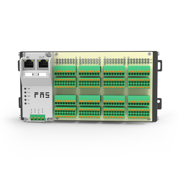 多协议模块IP20、64DI/DO 自适应配置、PNP、端子式、RJ45网口、远程模块、009B74