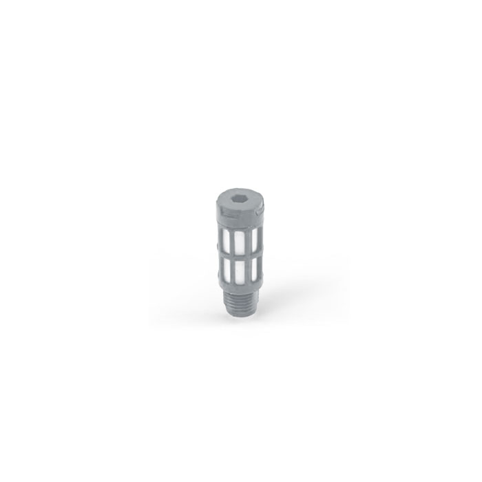 Plastic silencer, blue or gray, pneumatic solenoid valve accessories, for G1/8 thread, PSU-01