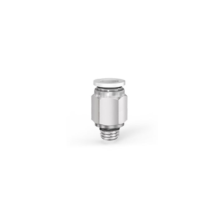 Tracheal connector (blue/white)、G1/8 thread、For trachea Φ4 mm、PC4-01-G