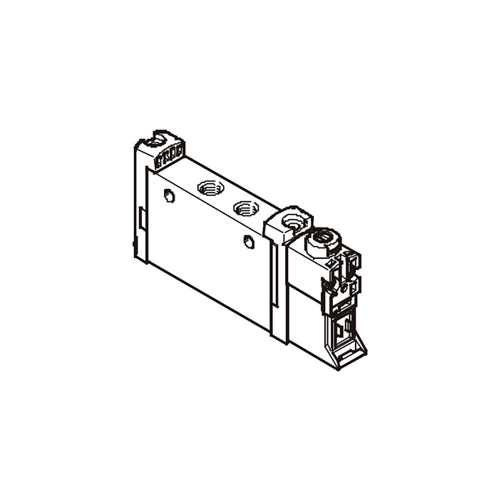 G1/4、3-position 5-way valve、Middle seal、Valve width 18mm、FV-L18-P53C-T-G14、574431