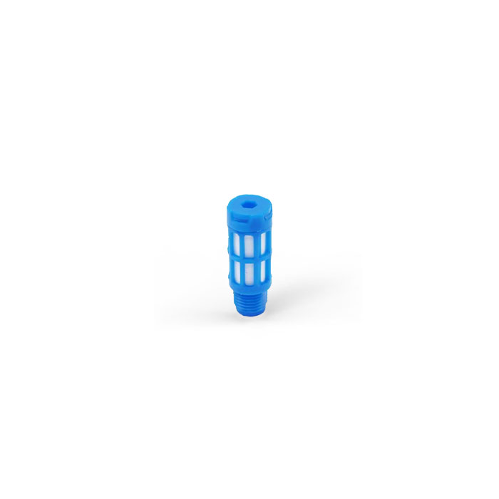 Plastic silencer, blue, pneumatic solenoid valve accessories, for M5 thread, PSU-M5