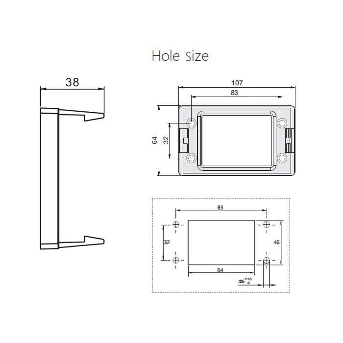KBL SNAP-10 quick mount base、IP54、Matching KBL framework、041000